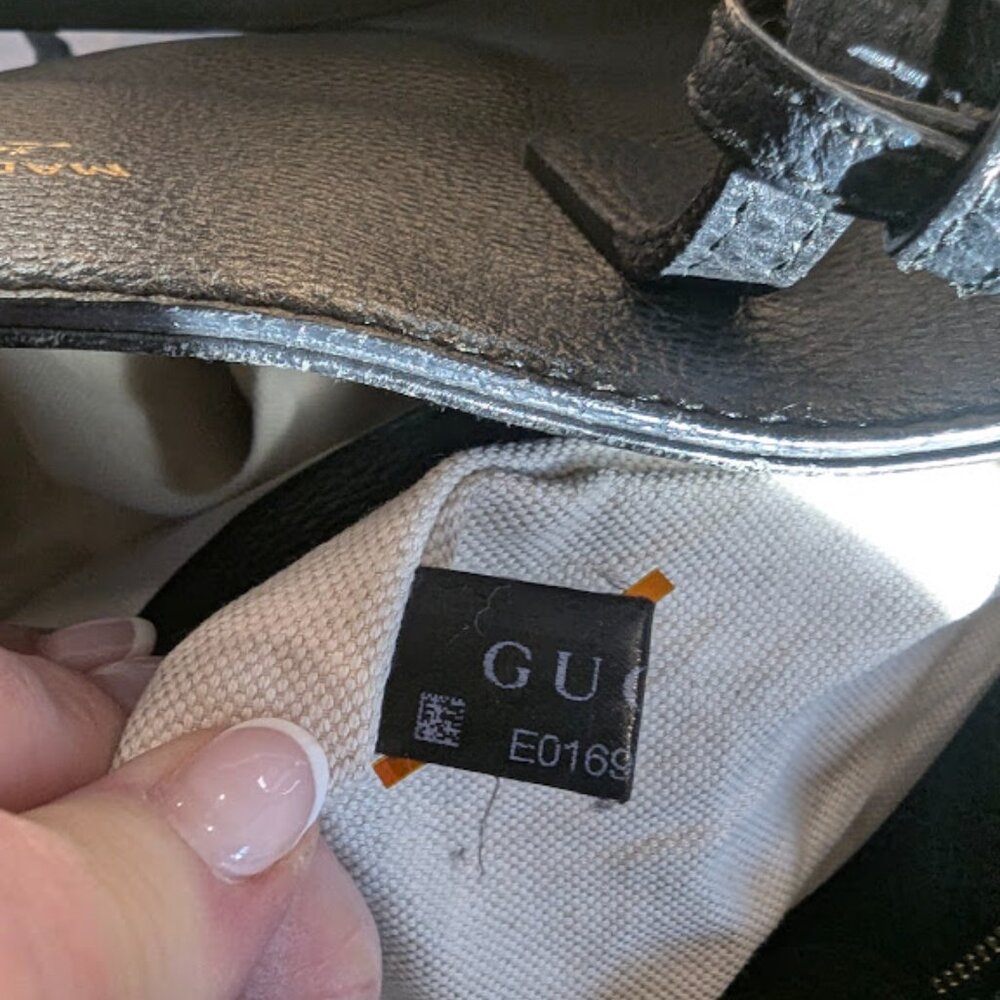 Gucci Black Leather Swing Tote - Picture 5 of 14